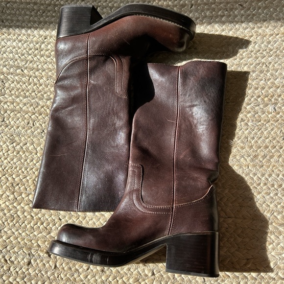 Jeffrey Campbell Dark Brown Heeled Boots - Picture 2 of 4